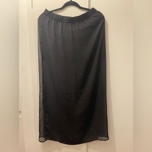 Express sheer maxi skirt